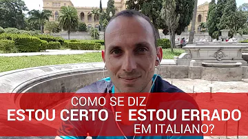 Como se fala sempre em italiano?