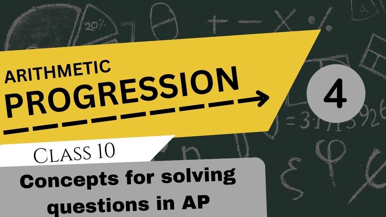 Arithmetic Progression Class 10th Lecture 4 - YouTube
