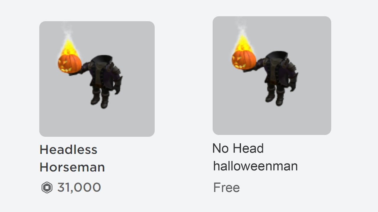 RBXNews on X: Headless Horseman is now available for free in the