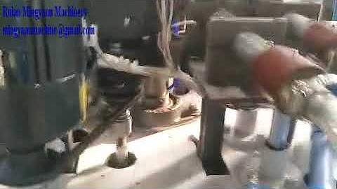 New design Ultrasonic Heater Single Plate Paper cup machine testing speed 80 pcs each min