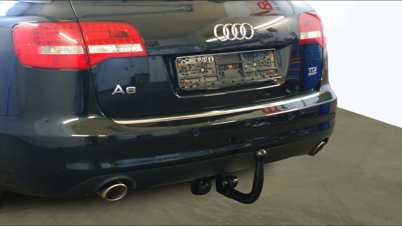 Anhängerkupplung Audi A6 Avant abnhehmbar 1138075 - YouTube