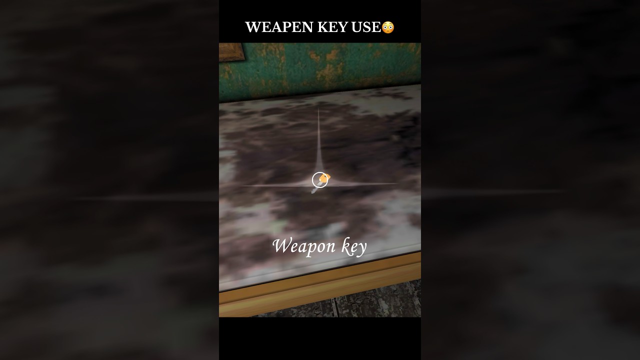Weapon key use in granny game✅