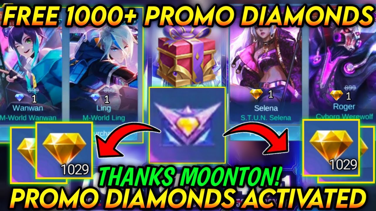 PROMO DIAMOND ACTIVATED! FREE EXTRA 1000 PROMO DIAS BUY ALL SKINS ON