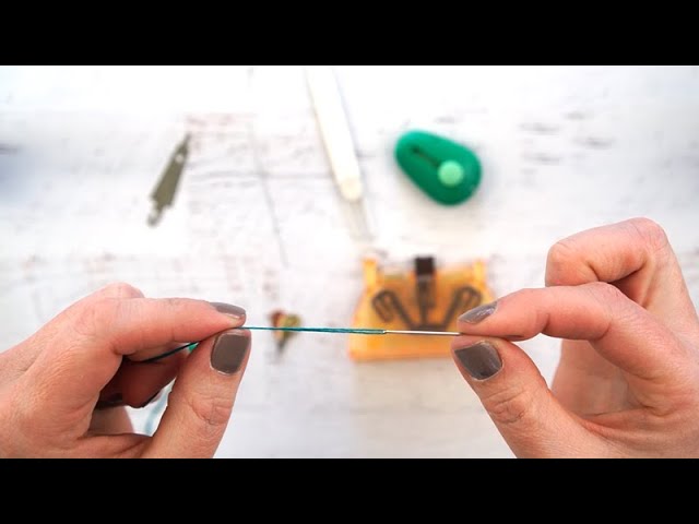 How to Thread An Embroidery Needle (Easy + Foolproof!) - Crewel Ghoul