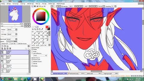 PAINT TOOL SAI- Solomon Zaine  [Timelapse] #1