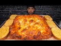 ASMR NO TALKING LASAGNA MUKBANG 