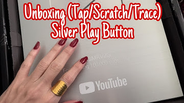 ASMR * Unboxing Our YouTube Play Button!! * Tapping, Tracing & Scratching * Soft Spoken* ASMRVilla