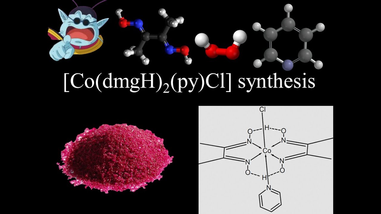 Chloro(pyridine)cobaloxime synthesis Model compound of vitamin B12