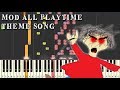 Baldi's Basics Music | All Song Playtime Mod Theme in Synthesia