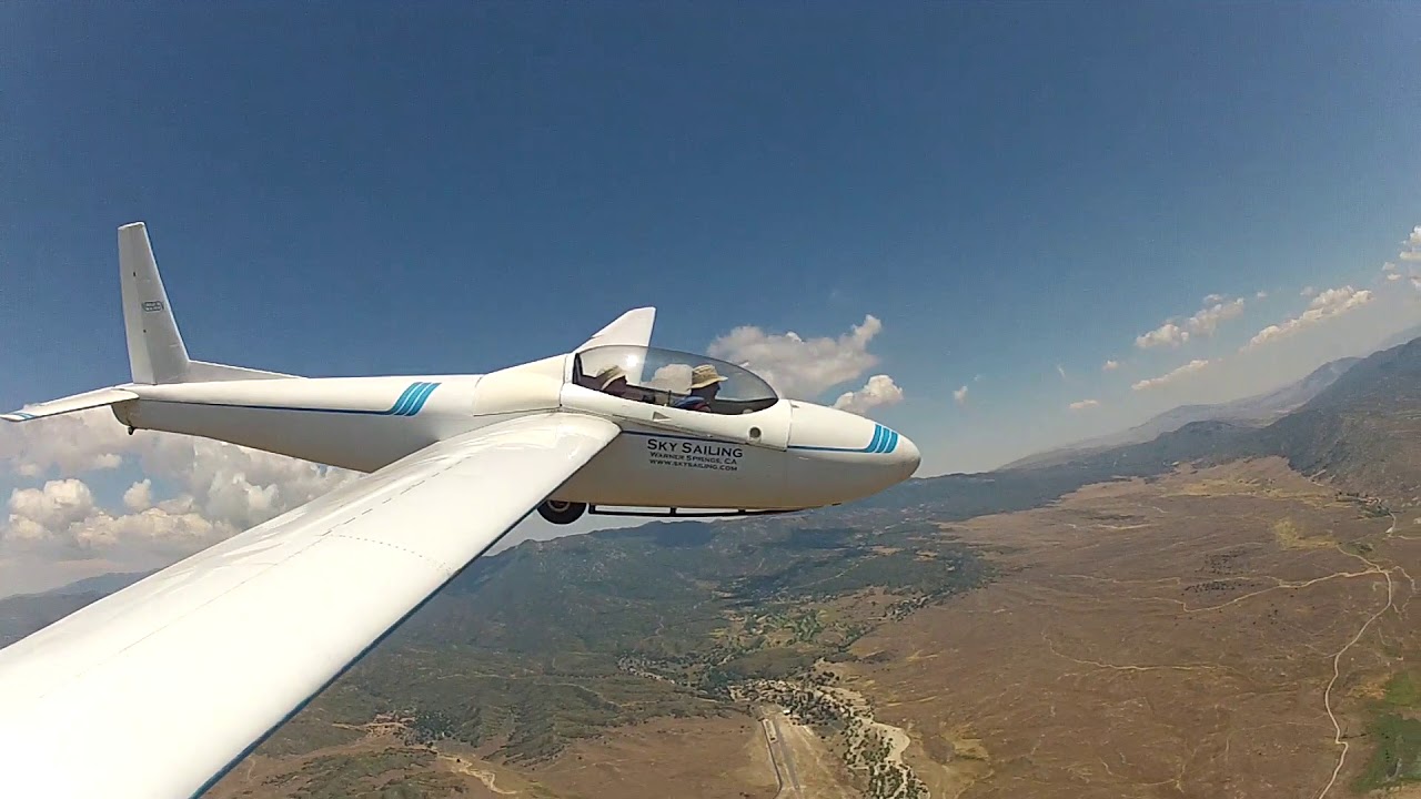 Spin Training Glider SGS 232 Warner Springs YouTube