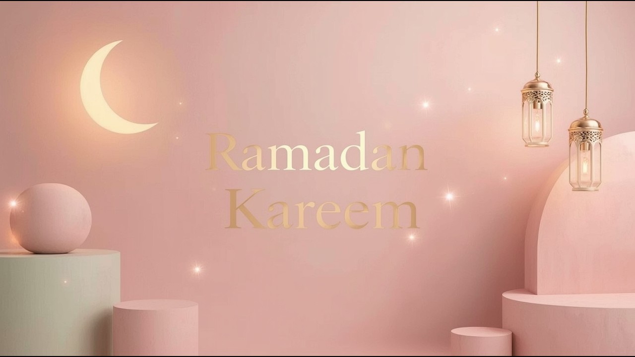Ramadan Kareem l 4K Screensaver | Elegant Islamic Digital Wall Art for TV |  خلفية رمضان كريم