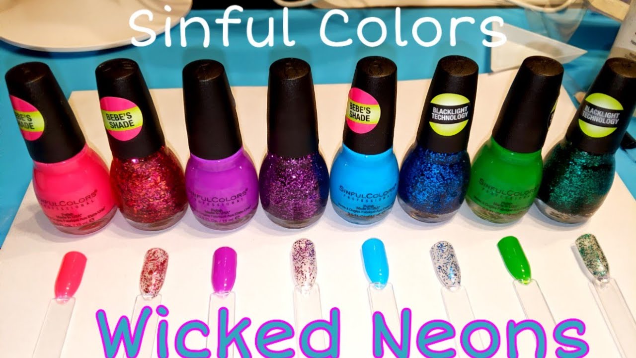 sinful colors halloween 2020 Sinful Colors Halloween 2019 Wicked Neons Live Swatch And Review Youtube sinful colors halloween 2020