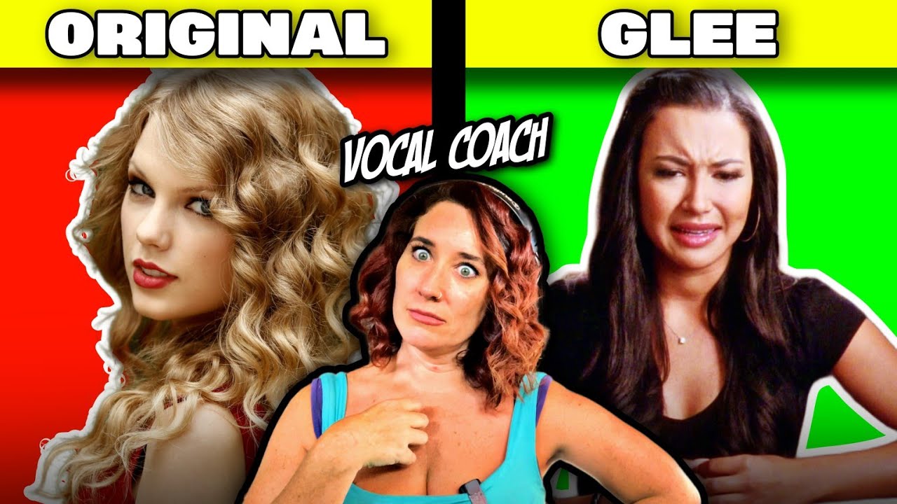 GLEE COVERS vs. ORIGINAL SONGS #3 | Vocal Coach Reacts