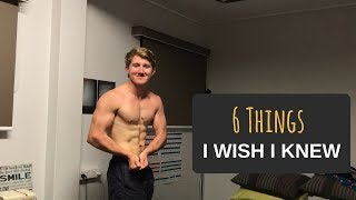 Physique Update and 6 Things I Wish I Knew Before Starting Gym