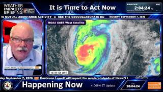 CAT2 Hurricane Lowell to Have Major Impacts on Western Hawaiian Islands Today into Tomorrow