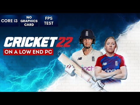 Cricket 22 gameplay on Low End PC 2023 | NO Graphics Card | i3