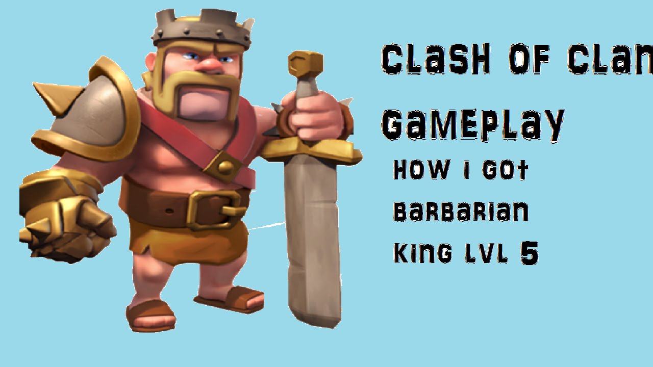 Clash Of Clans Barbarian Level 5
