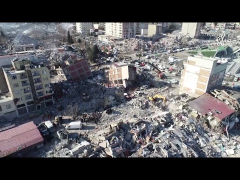 დრონით გადაღებული კადრები სტიქიის ზონიდან