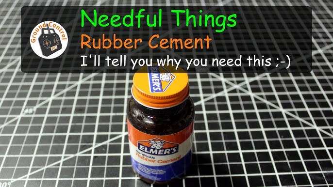 Masking With Rubber Cement 