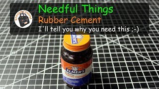 Needful Things - Rubber Cement - I'll tell you why you need this ;-)
