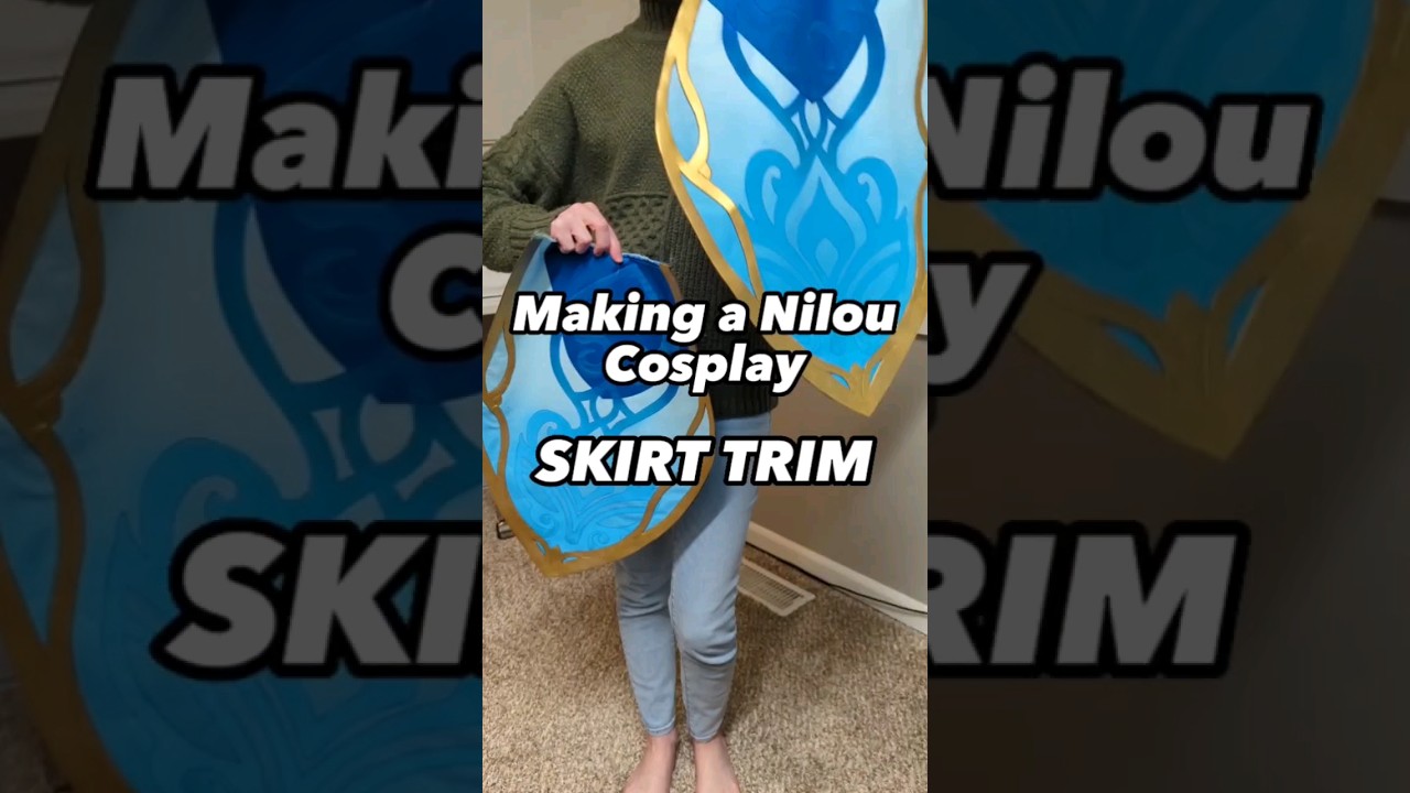Making a Nilou costume from Genshin Impact! #cosplay #genshinimpact #nilou