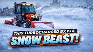 The Turbo Makes This Kubota BX a SNOW BEAST! ❄️ Storm Tested