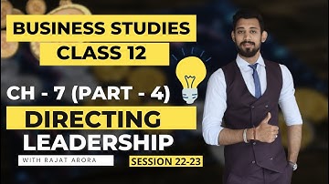 Directing | Class 12 | Business studies | Part 4