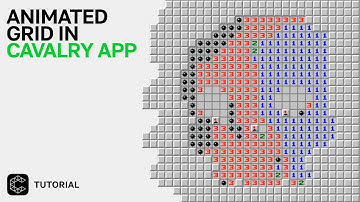 Animated grid in Cavalry
