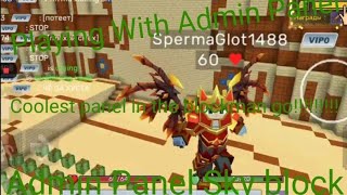 Celebrity Playing With Cool admin panel in the blockman go sky block!!! Net Worth