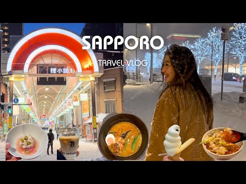 Sapporo VLOG 2024 | Omakase, Nijo Market, Shopping at Tanukikoji...(Niseko vlog coming soon!)