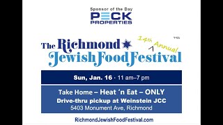 Richmond Jewish Food festival returns this Sunday0
