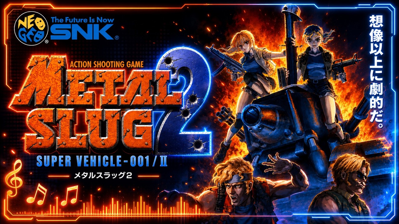 Metal Slug 2 - Super Vehicle-001/II OST: Prehistoric Site - YouTube