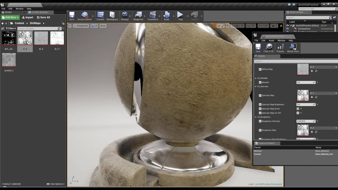 Unreal Engine 4 Material Demo #02 - YouTube