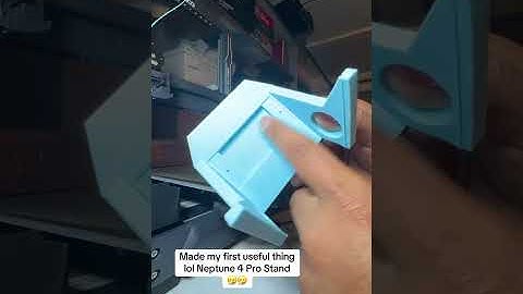 Oh yea we’re onto something here ! Did my first useful print lol #elegoo #neptune4pro #3dprinting