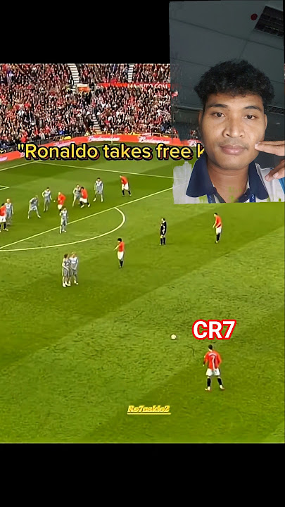 CR7 Free Kick 😱#amazing #football #manchesterunited #realmadrid #cristianoronaldo #ronado