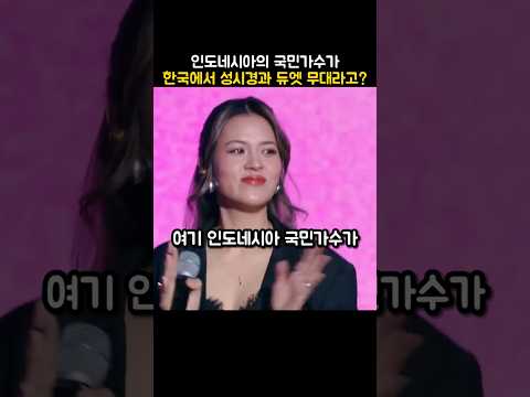 인도네시아 국민가수와 성시경의 디즈니 감성 폭발한 전설의 무대
