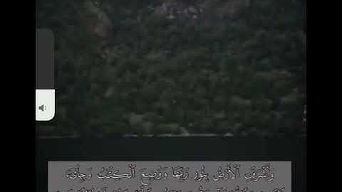 الآية رقم (69) - من سورة الزمر❤️❤️❤️ القرآن الكريم