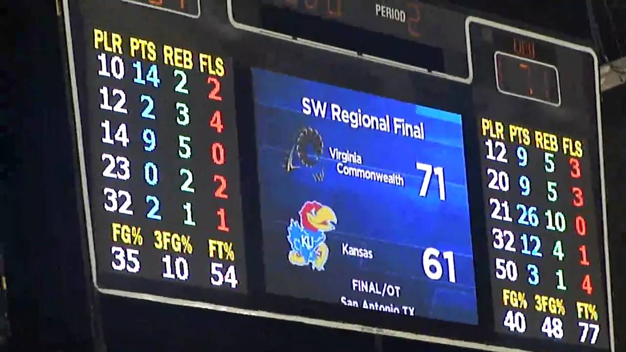 Final seconds of VCU's Elite 8 win vs. Kansas