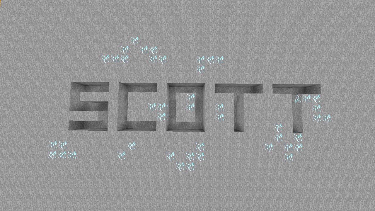 Minecraft Diamond Label