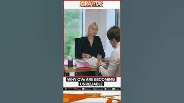 Why CVs Are Becoming Unreliable | Gravitas | WION Shorts