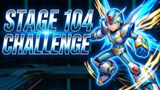 Mega Man X DiVE offline | Jakob Orbital Elevator Stage 104 (Challenge Mode) with Next DiVE Armor