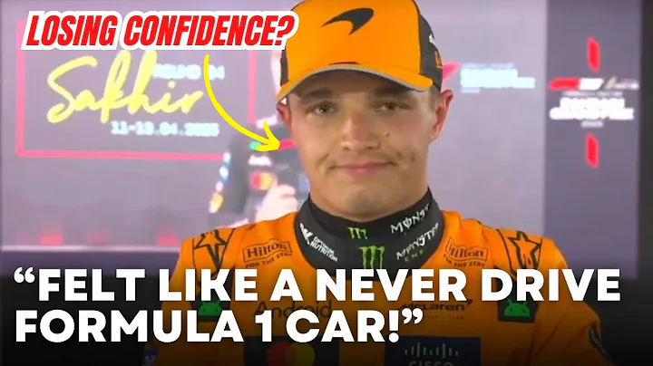 Lando Norris FRUSTRATED REACTION after Disappointed P6 in Bahrain GP Qualification