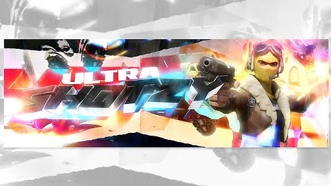Ps Touch SpeedArt »[32]  Ultra Shotzy » 3D Fortnite Header » (FREE GFX) [ Tutorial? ]