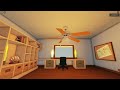 Roblox ceiling fans in a suburban house