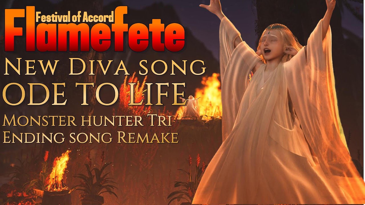 Ode to Life Diva Performance | Festival of Accord Flamefete Monster Hunter Wilds | 4K No Commentary