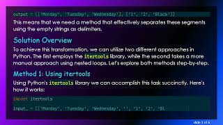 Converting a List to a Nested List in Python 3.x
