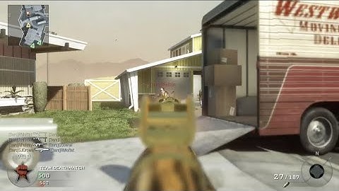 Call of Duty Black ops 1 Multiplayer Gameplay Veteran bots (No Commentary)