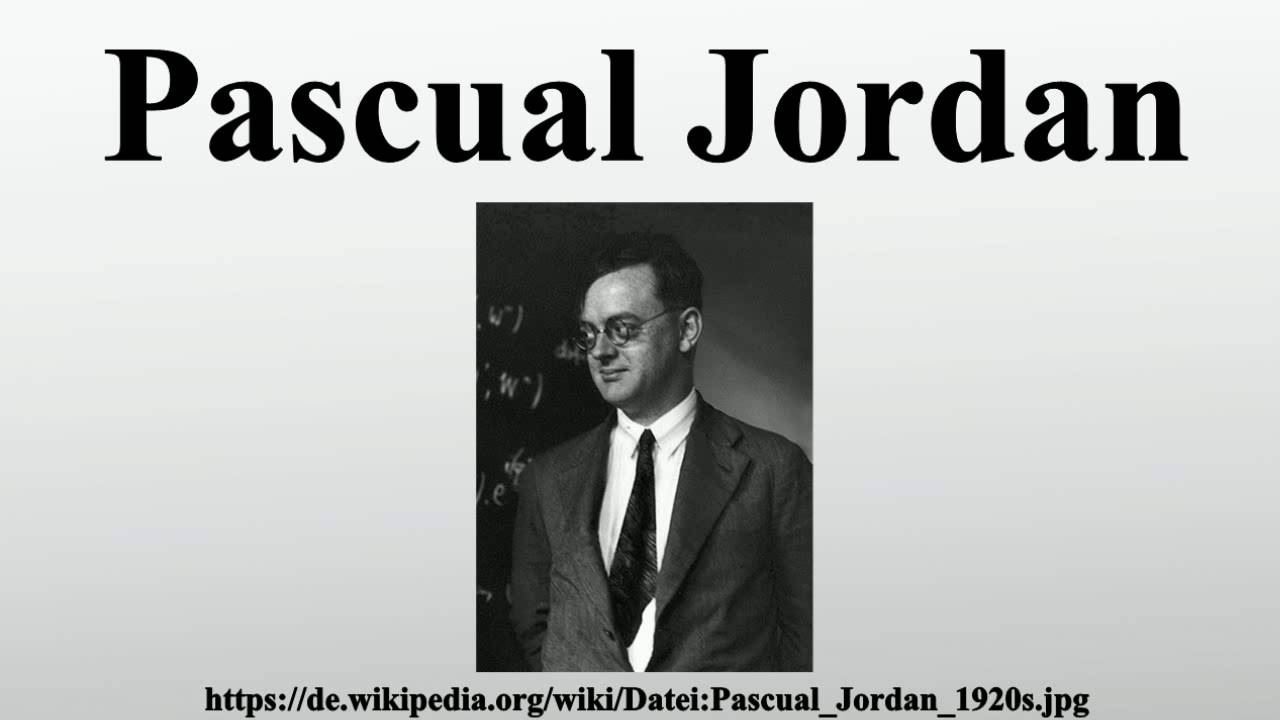 Pascual Jordan - YouTube