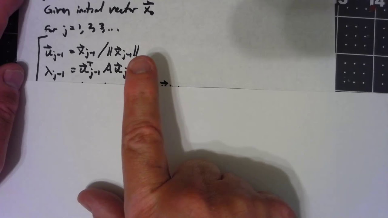 Numerical Analysis 12.1.5 Rayleigh Quotient Iteration
