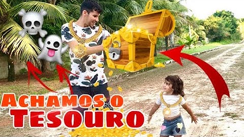 ACHAMOS UM TESOURO NA FLORESTA DO PERIGO - ANA LUIZA